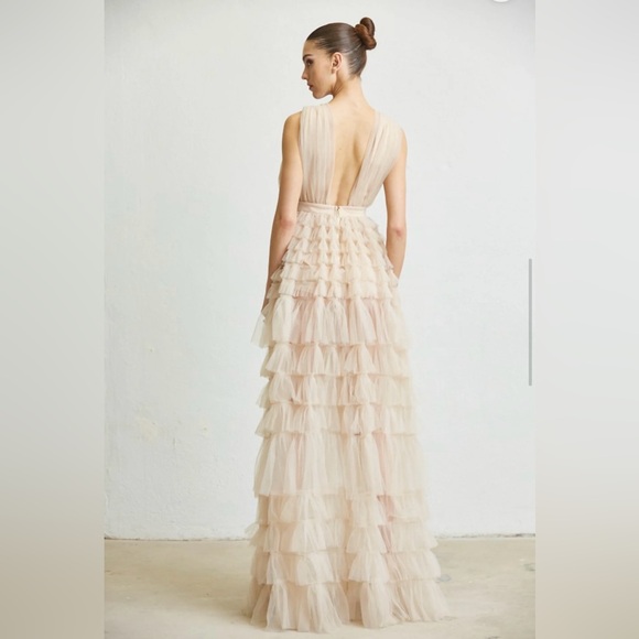 BLITHE ruffle maxi dress - Picture 2 of 3